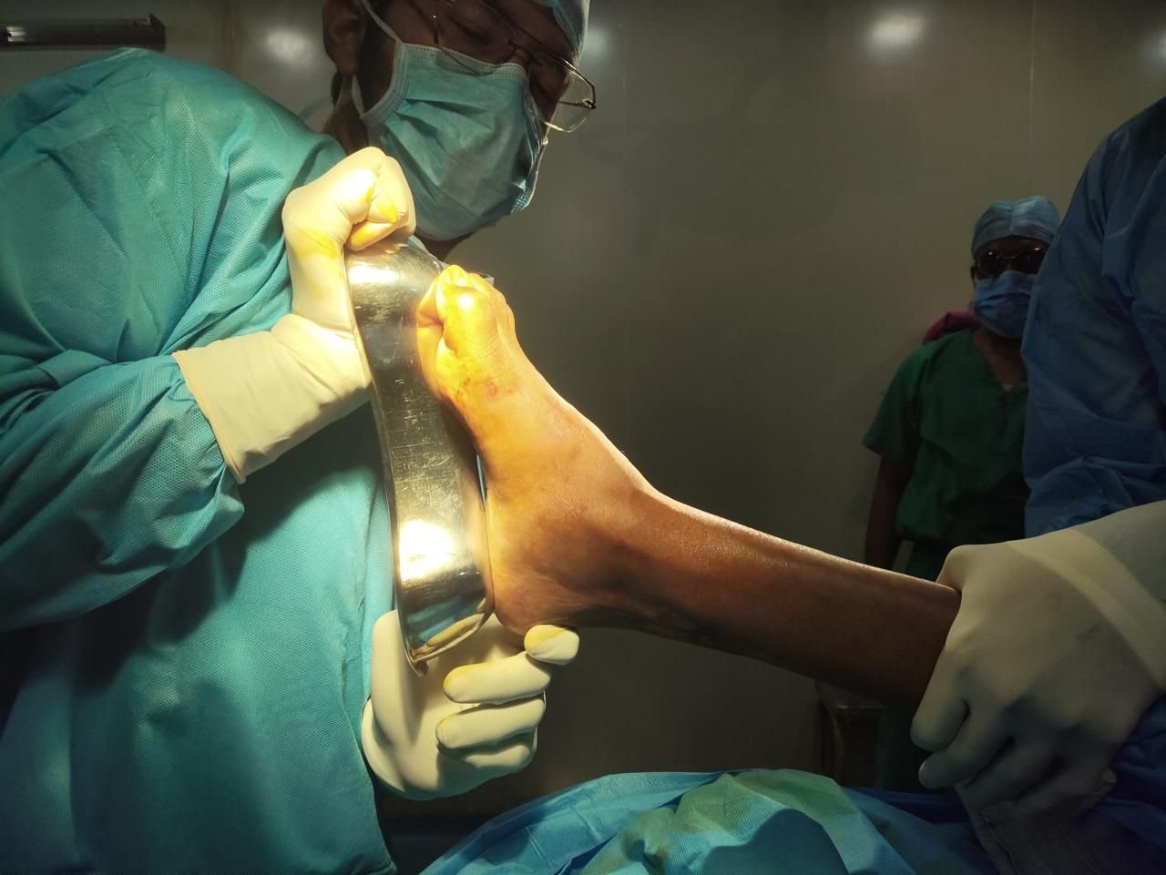 In the operating theatre